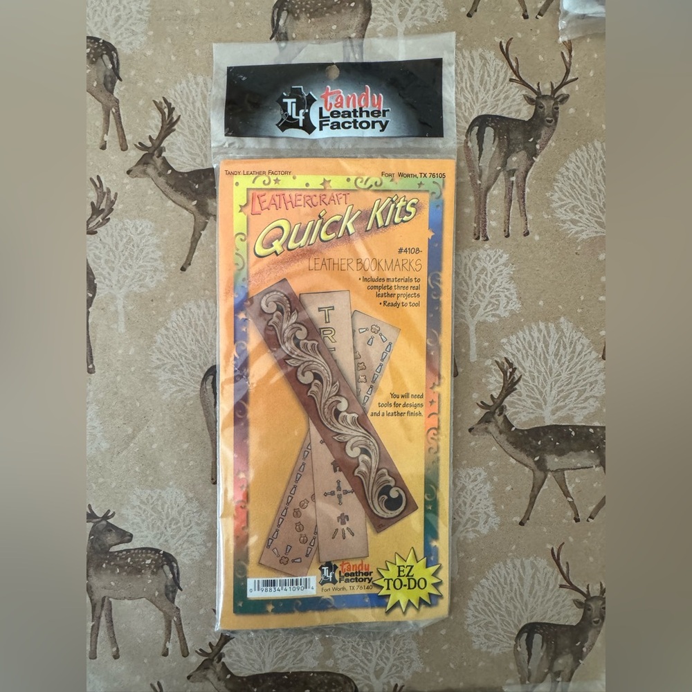 Tandy Leather Factory Quick Kits - Leathercraft Bookmark Kit